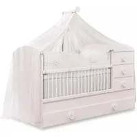 Möbel-Zeit Babybett BABY COTTON mitwachsendes Babybett, 80x180 cm Babybett das mitwächst