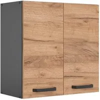 Vicco Hängeschrank R-Line, Goldkraft Eiche/Anthrazit, 60 cm (1-St)