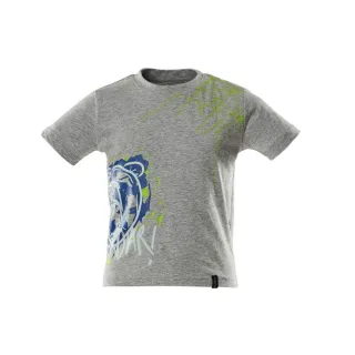 MASCOT Kinder T-Shirt Grau-meliert 104 - 18982-965-08-104