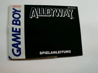 Alleyway [Nintendo Game Boy] Spielanleitung