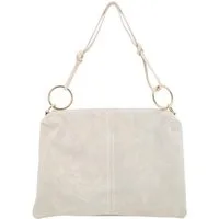 BRISE TASCHE Schultertasche Schultertasche mit Fransen aus Wildleder- Trendiger Alltagsbegleiter (Einzeltasche, 1-teilig)