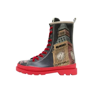 DOGO Stiefelette "Gisele Schnürstiefel Boots Its The Time For London Damen" Handgefertigt