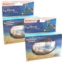 AgfaPhoto 2x Einwegkamera Agfa LeBox Ocean Einwegkamera