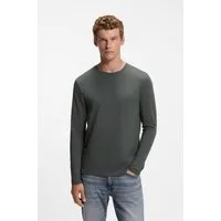 BOSS ORANGE Langarmshirt TChark Rundhalsausschnitt, Regular Fit, mit BOSS-Logo