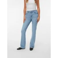 Vero Moda Bootcut-Jeans VMFLASH MR FLARED POCKET JNS RA3043 NOOS