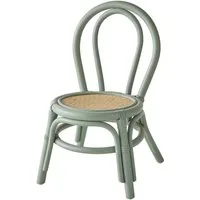 vertbaudet Kinderstuhl Kinder Stuhl aus Rattan POESIE, Sitzhöhe 30 cm