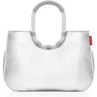 REISENTHEL® Tragetasche loopshopper L silver crackle