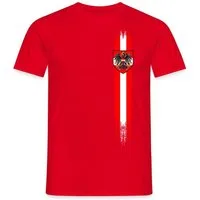 Spreadshirt T-Shirt Österreich Streifen Wappen Vintage Männer T-Shirt (1-tlg)