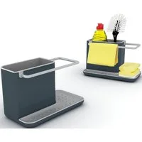 Joseph Joseph Schwammhalter Caddy, aus Polypropylen, Abtropfgestell und Auffangbehälter trennbar