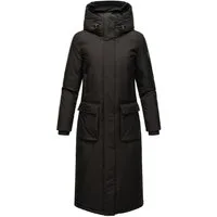 Navahoo Wintermantel Wolkenfrost XIV Extralanger Damen Mantel mit Kapuze