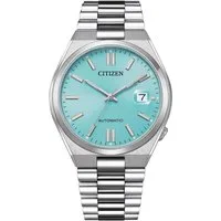 Citizen Automatikuhr TSUYOSA 60h NJ0151-88M, Armbanduhr, Damenuhr, Herrenuhr, Edelstahlarmband, Saphirglas, Datum