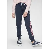 KangaROOS Sweathose mit Glitzerdruck am Bein