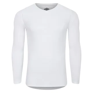 Umbro - "Pro" Base Layer Oberteil für Herren Langärmlig (Weiß)