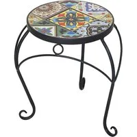 Annastore Blumenhocker Blumenständer Blumenhocker aus Metall Pflanzenhocker, Pflanzenständer