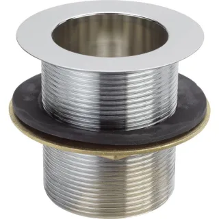 Viega Ventilunterteil 152802 G 2x80mm, Messing verchromt, für Standrohr