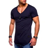 behype T-Shirt NUKE (1-tlg) mit V-Ausschnitt