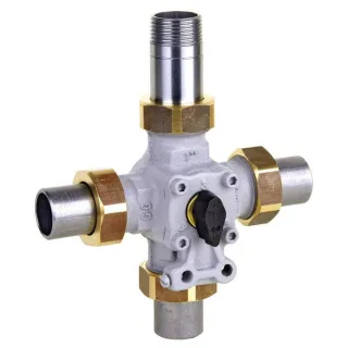 Honeywell Vierwege-Kompakt-Mischer ZRK20 kvs 5,6, PN 6, Grauguss