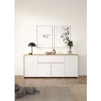 Home affaire Sideboard Next Anrichte, Kommode, Stauraum, 4 Türen, 1 Schublade, Breite 197 cm