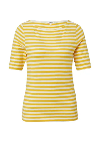 s.Oliver - T-Shirt gelb - Gr. - 36