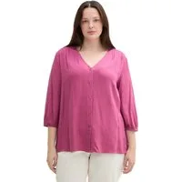 TOM TAILOR PLUS Klassische Bluse mit 3/4 Ärmeln