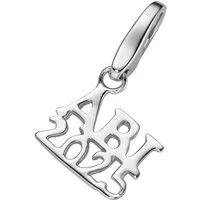 GIORGIO MARTELLO MILANO Charm-Einhänger Schriftzug ABI 2025, Silber 925