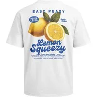 Neverless Oversize-Shirt Herren T-Shirt - Lemon Squeezy - Oversized Relaxed Fit Sommer mit Print