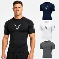 JAG GEARS Rash Guard Jag Gears Compression Rash Guard Herren – Kurzarm Funktionsshirt, (Set, 1er-pack) Geeignet für MMA Kickboxen, Muay Thai, Sparring, Training und Wettkamp