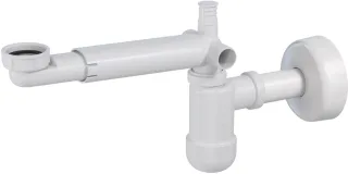 Neuesbad Raumspar-Siphon, Kunststoff weiss NB1DENHC_633K1