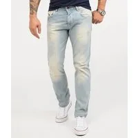 Rock Creek Regular-fit-Jeans Herren Jeans Stonewashed Hellblau RC-2141