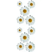 Hermann Schütz Aufkleber Aufkleber Margeritenblüten-Set 550 x 200 mm