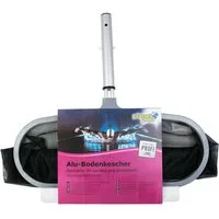 Planet Pool Kescher Profi Bodenkescher silber/schwarz (1-St)