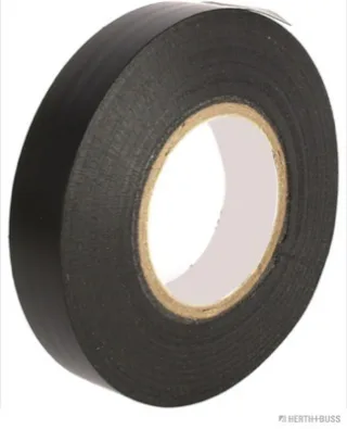 HERTH&BUSS Isolierband, 15 mm, 0,15 mm, 25 m, PP (Polypropylen) schwarz - 50272161