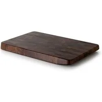Continenta Kräuterschneidebrett Continenta Schneidebrett Stirnholz Walnuss 38 x 25 x 3 cm robust, Stirnholz