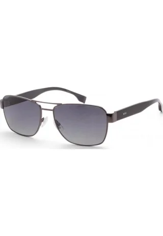 Hugo Boss Herren 60mm Schwarze Dunkelruthenium Sonnenbrille BOSS1441OS-0ANS-WJ