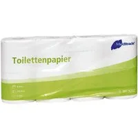 MediTrade Toilettenpapier (8-St), 2-lagig, parfümfrei/ ungeprägt, 250 Blatt/Rolle