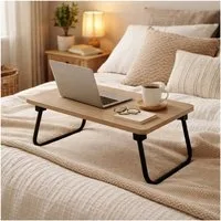 HTI-Living Laptoptisch Laptoptisch Frühstückstablett fürs Bett Sonoma (Stück, 1-St., 1 Betttisch)