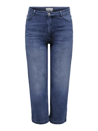 ONLY CARMAKOMA - CARWILLY HW CROP WIDE REA096 Medium Blue Denim - Gr. - 32