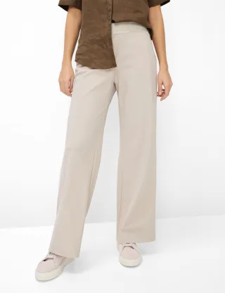 Brax Damen Palazzohose Style MAINE SOFT GREIGE, hellbraun, Gr. 44