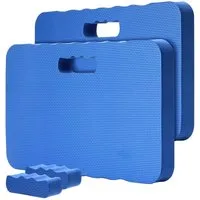 relaxdays Garten-Kniekissen Kniekissen 2er Set, blau