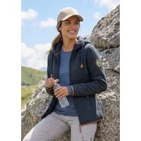 LASCANA ACTIVE Fleecejacke Trekkingjacke mit Kapuze