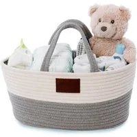all Kids United Windeltasche ALL KIDS UNITED Baby Wickeltasche & Organizer - Windelkorb für Babys, Babykorb Wickel-Tasche