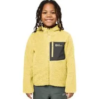 Jack Wolfskin Fleecejacke ICE CURL HOOD JACKET K mit Kapuze, aus Polyester-Fleece, in normaler Schnittform