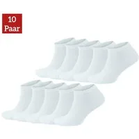 NERS Sneakersocken 10-20 Paar Sneaker Socken aus Baumwolle, für Damen & Herren, ohne Naht (10-Paar, 10 Paar) Kein Verrutschen, mit Komfortbund, atmungsaktiv, für Alltag & Sport
