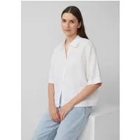 s.Oliver Kurzarmbluse Bluse Kurzarmbluse aus Leinen im Relaxed Fit