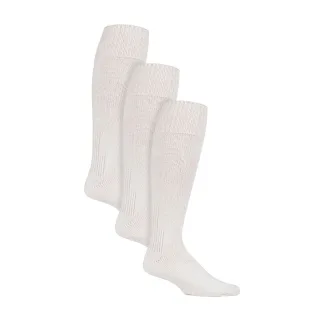 3er-Pack Fischer-Socken | Lange Wollstiefelsocken für Herren | Knielange Angelsocken