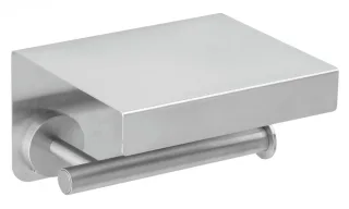 Herzbach Design iX Papierrollenhalter, mit Deckel Edelstahl , 17.815000.1.09 17.815000.1.09
