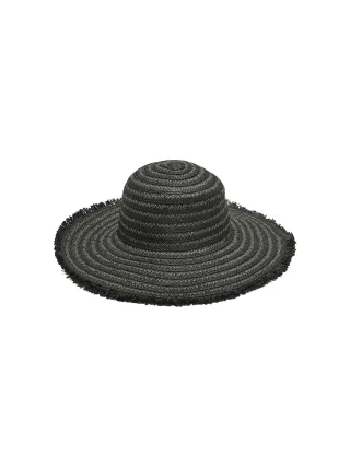 ONLY - ONLELIZA ZIG-ZAG STRAV HAT ACC black