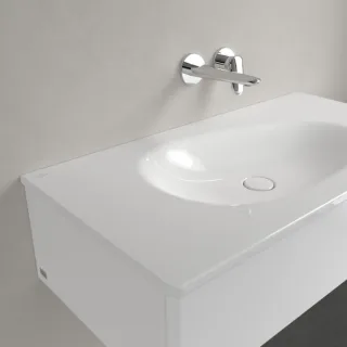 Villeroy und Boch Antao Schrankwaschtisch 4A76A3R1 100x50cm, eckig, ohne Überlauf, weiß C-plus