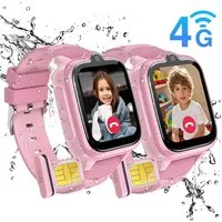 blackview 2026 Kinderuhr 4G LTE GPS Kamera Videoanruf 1,85 Zoll 5–16 Jahre Smartwatch, 1,85", GPS+LBS+WiFi, 4G-LTE, IP68, Knips-Freunde, mit Taschenlampe
