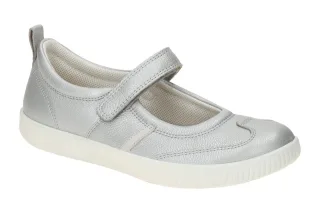 Legero 2-000372-9240 Silence Damenschuhe Ballerina Mary Jane Silber